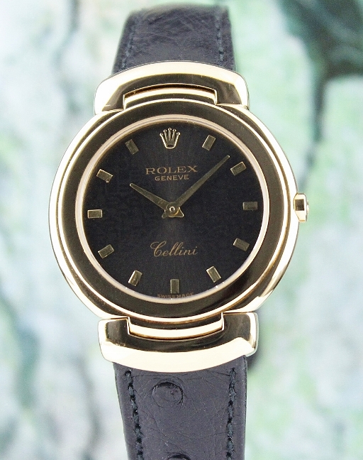 (image for) ROLEX 18K YELLOW GOLD MID SIZE CELLINI QUARTZ WATCH/ 6622